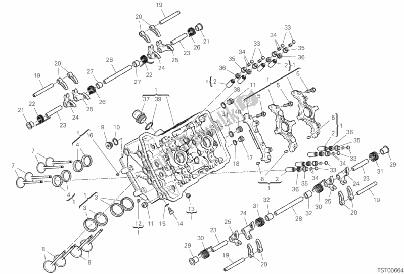 Tutte le parti per il Testata Anteriore del Ducati Superbike Panigale V4 Thailand 1100 2020